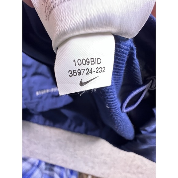 Nike Storm Fit 1/4 Zip Men M Blue Gray Breathable Short Sleeve Golf Baseball - Picture 8 of 11